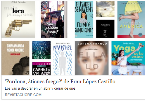 Perdona, ¿tienes fuego en revista Cuore