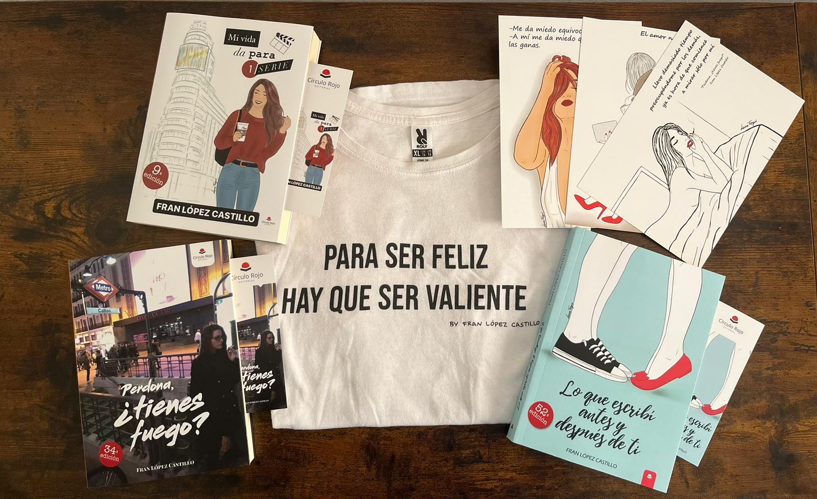 Pack de mis 3 primeros libros - Perdona tienes fuego, Lo que escribí antes y después de ti y Mi vida da para una serie